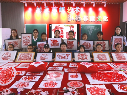 百幅剪纸作品献礼党的二十大