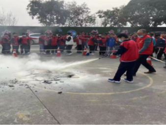 潘口小学组织开展消防宣传月活动