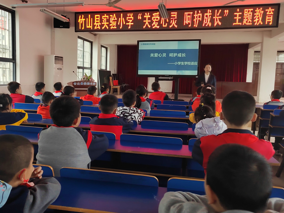 县实验小学开展“关爱心灵 呵护成长”主题教育