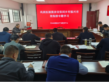 县绿松石产业中心召开乡村振兴工作专题会