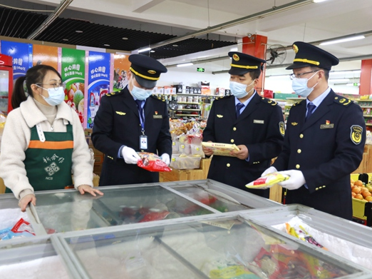 官渡市场监管所开展防疫期间价格检查专项行动