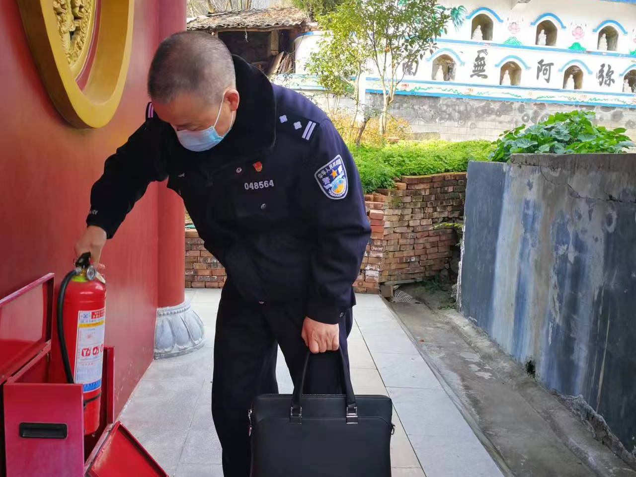 我县开展宗教活动场所冬季消防安全专项检查