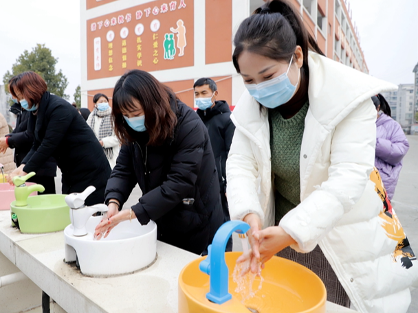 麻家渡镇小学：开展疫情防控应急演练 用心守护校园安全