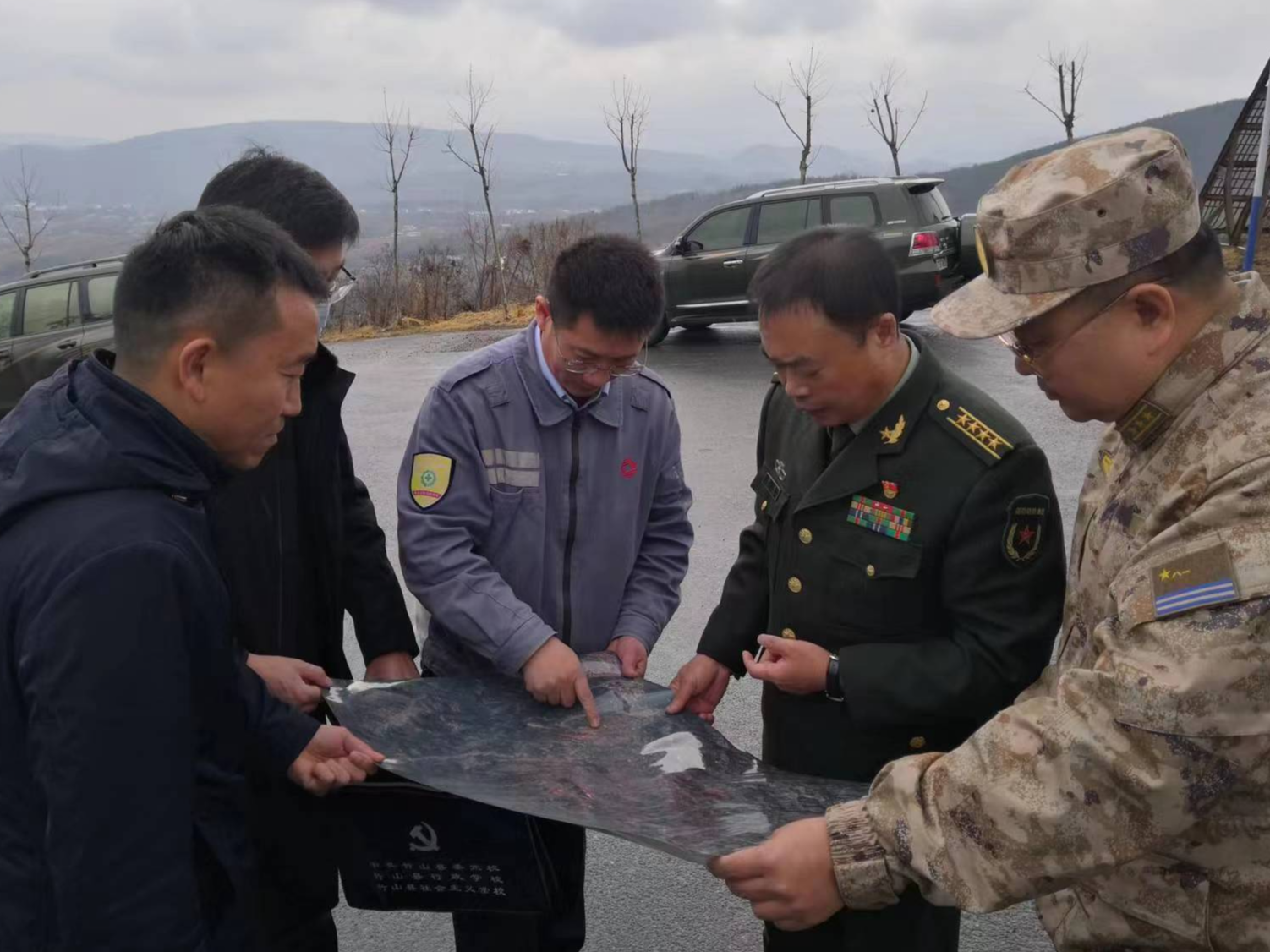 雷勇来我县调研重点项目建设