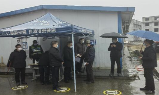 县教育局检查溢水中学春季校园安全工作