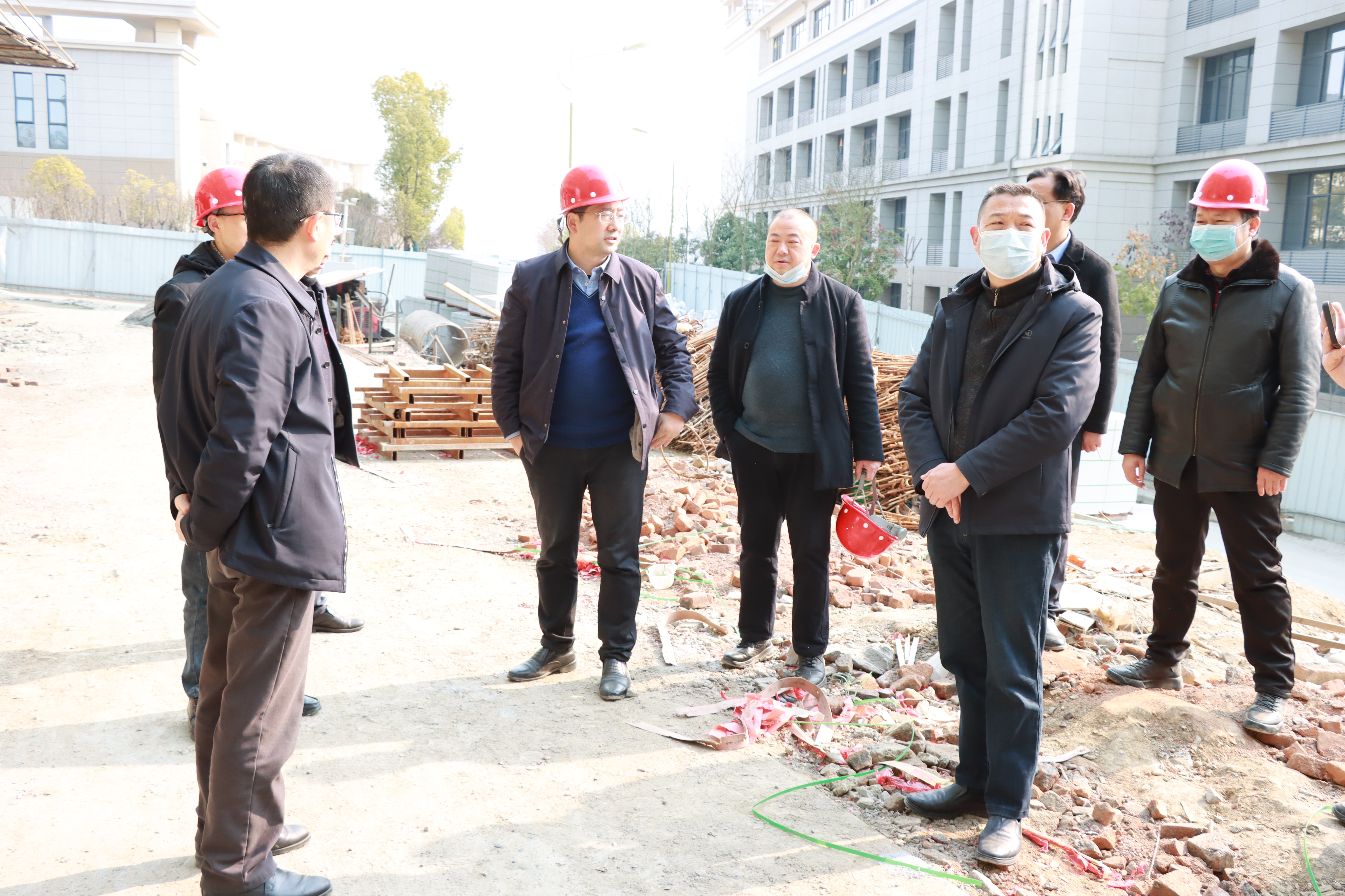 县教育局督查县职校开学暨公共实训基地建设项目