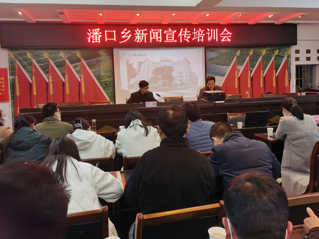 潘口乡开展新闻宣传业务培训
