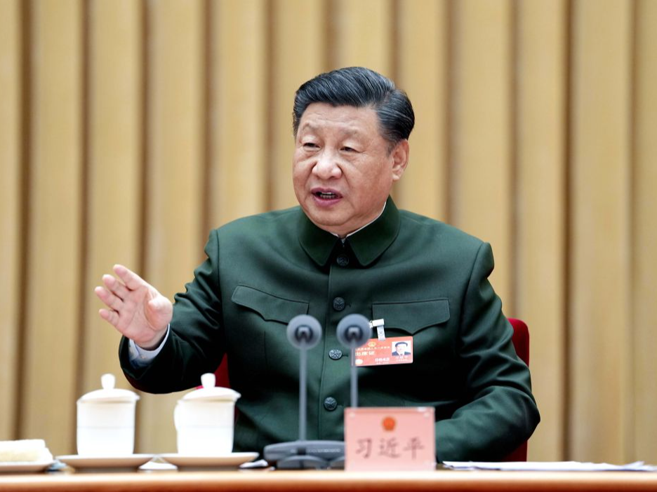 习近平出席解放军和武警部队代表团全体会议并发表重要讲话