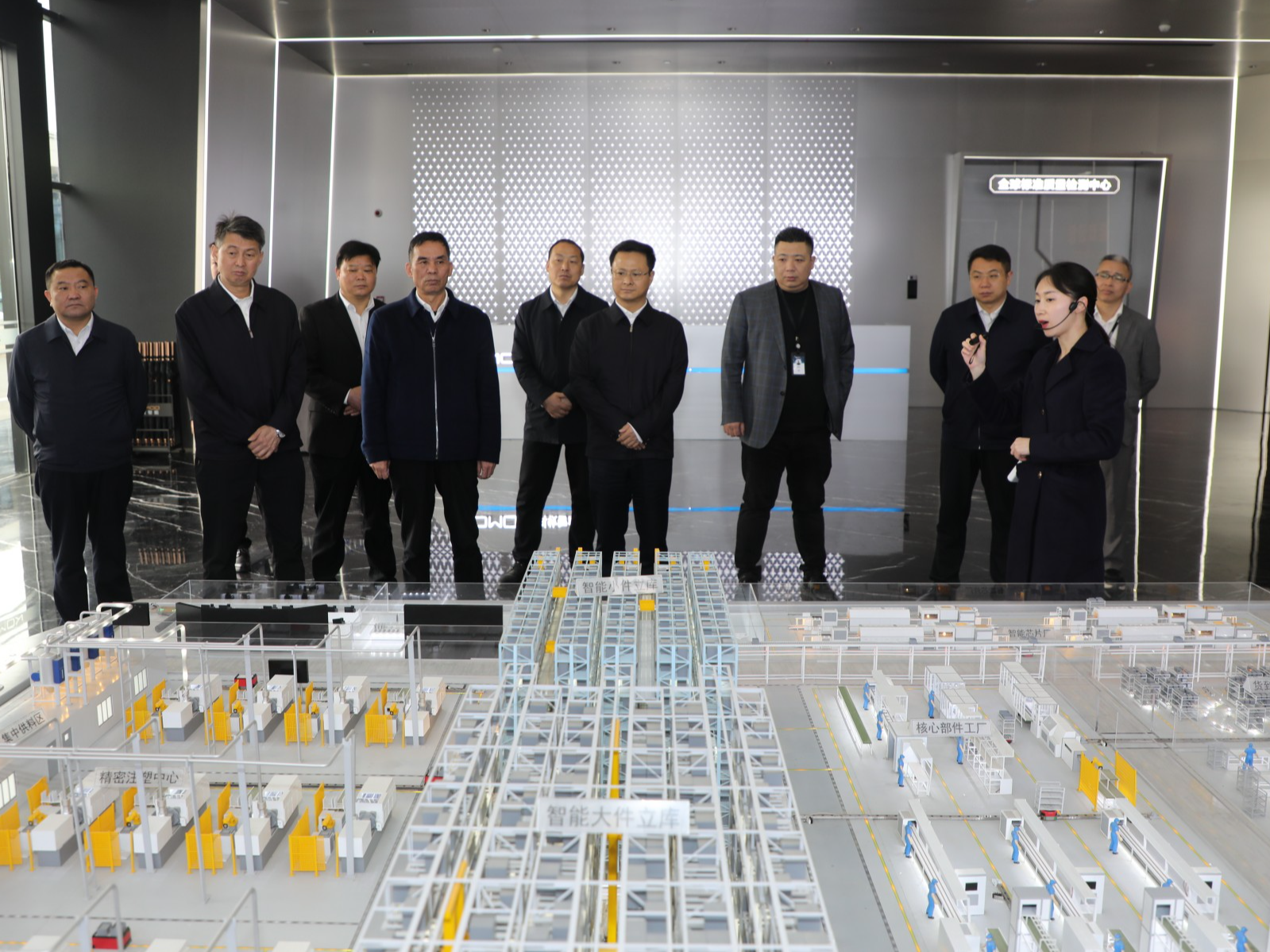 刘庆涛陈建平考察福建省九牧集团