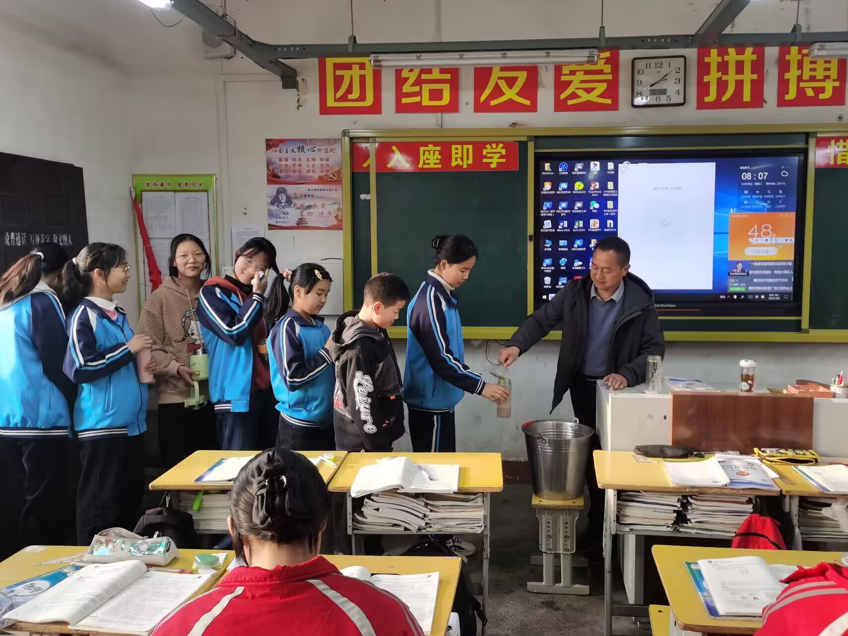 潘口中学积极预防春季传染病