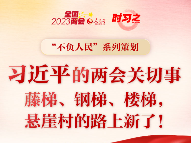 习近平的两会时间｜两会关切事——藤梯、钢梯、楼梯，悬崖村的路上新了！