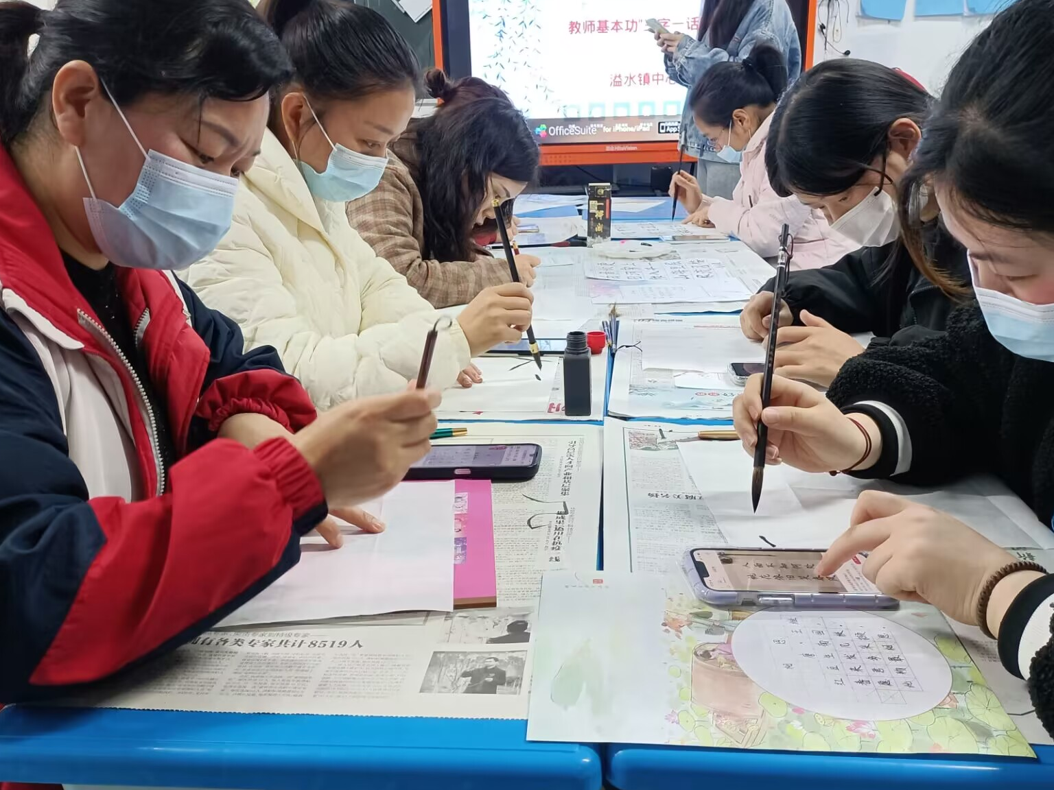 溢水中心幼儿园：开展教师基本功竞赛活动