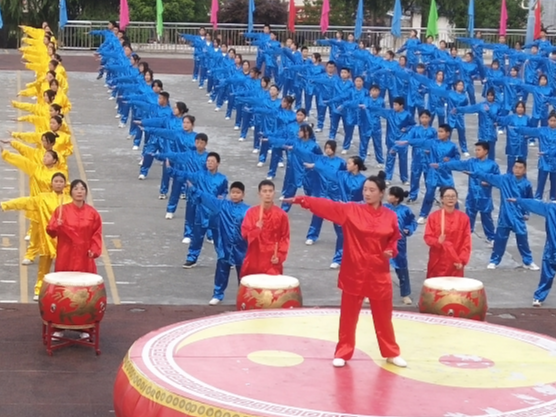 擂鼓中学：花式大课间让校园生活“燃”起来