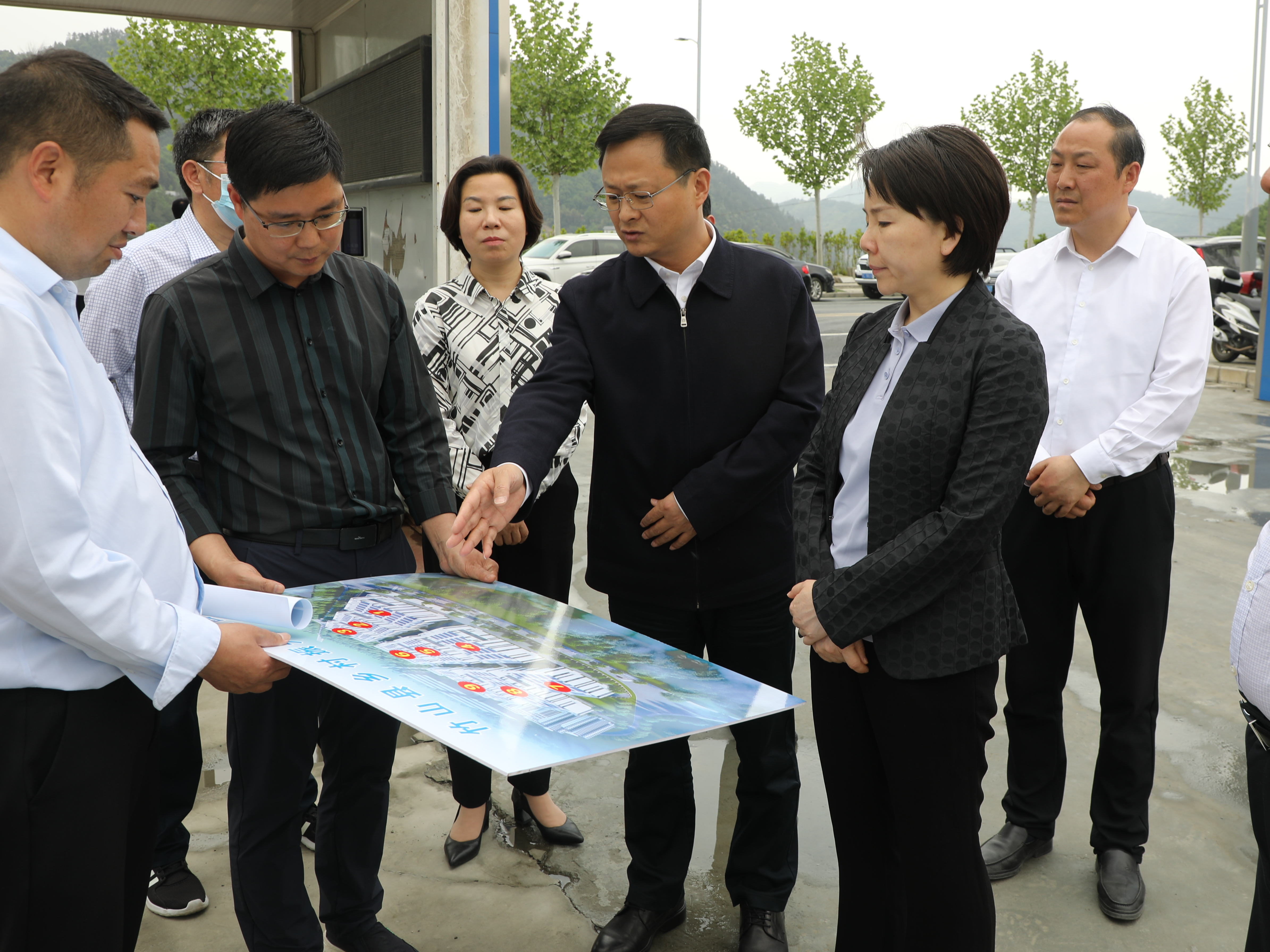 陈建平王丽媛调研督导重点项目建设及企业生产