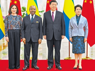 习近平同加蓬总统邦戈举行会谈