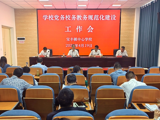 宝丰镇中心学校推进学校“三务”规范化建设