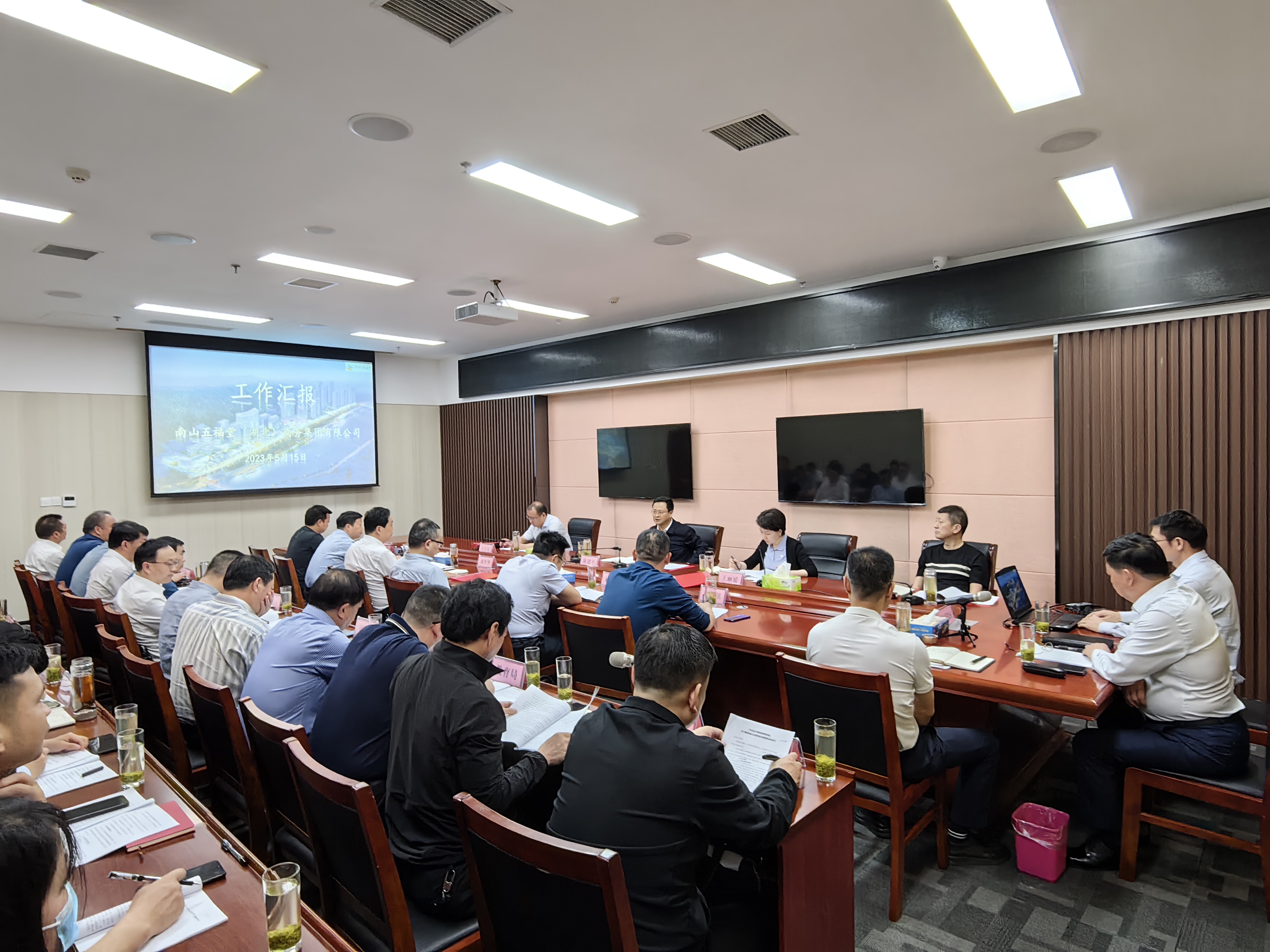 我县召开南山五福堂重点项目推进专题会