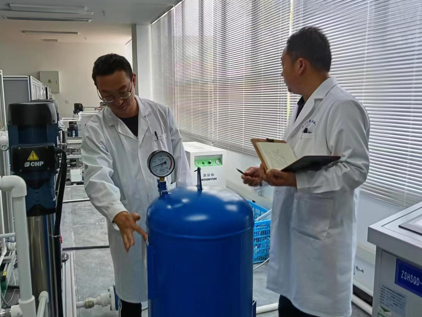 县公共检验检测中心开展安全生产检查