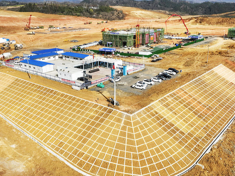 竹山县女娲山通用机场场坪基本完工