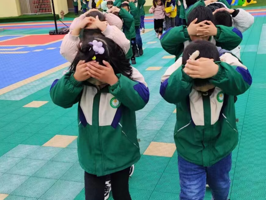 溢水第二幼儿园开展防震减灾演练活动