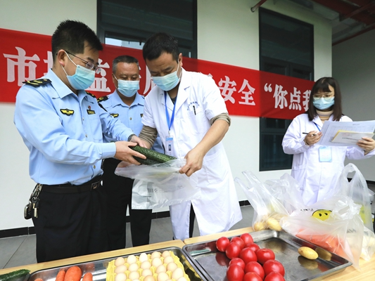 “你點我檢”進校園  嚴把師生“入口關”