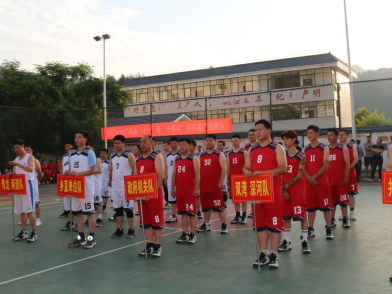 深河乡：迎“七一”篮球赛火热开赛
