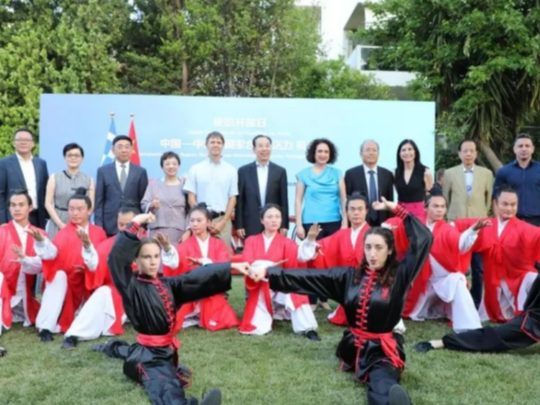 湖北十堰武当武术闪耀希腊