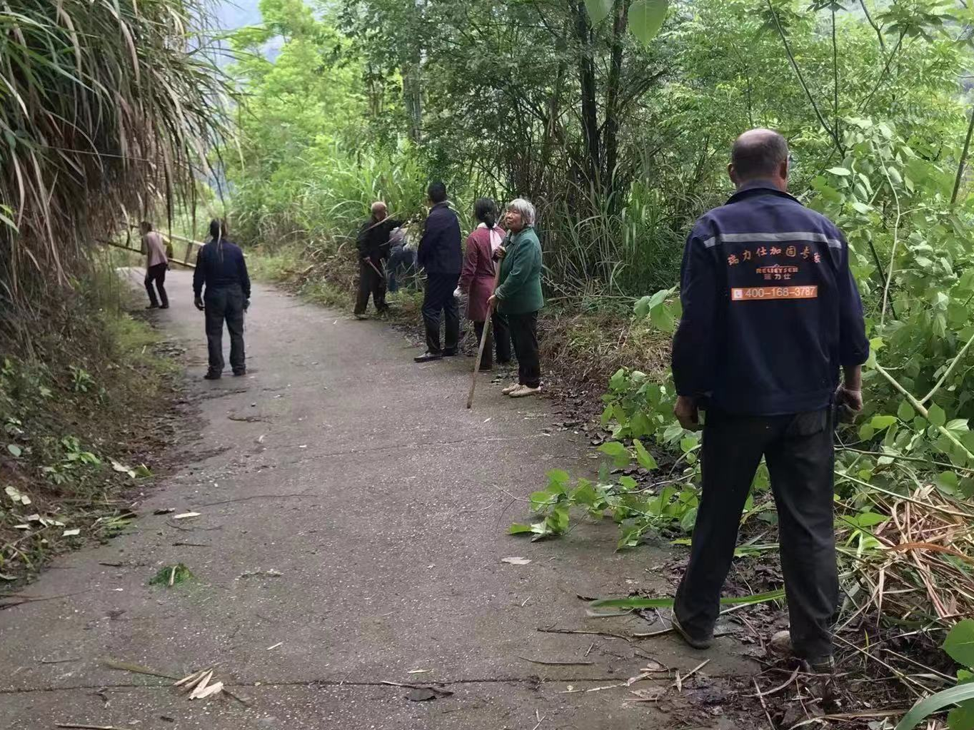 楼台乡常态化开展村庄清洁活动