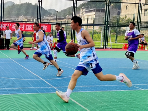 竹坪乡：乡村篮球赛 赛出精气神