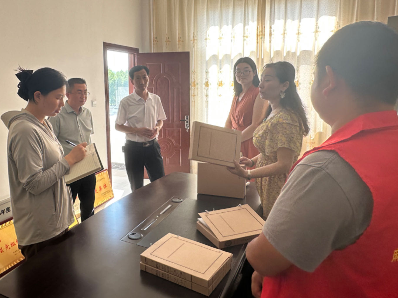 县督查组督查麻家渡镇档案重点工作