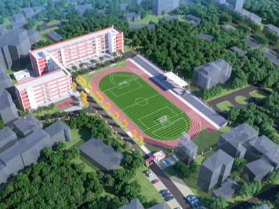 我县加快学校项目实施服务城乡教联体建设