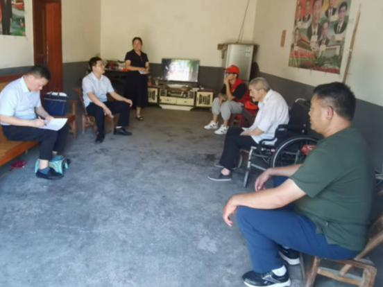 麻家渡镇：为残疾人开展“一站式”上门办证服务