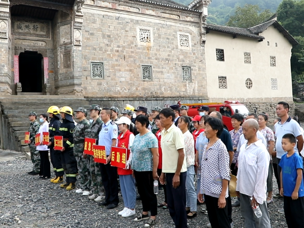 我县开展文物古建筑消防应急演练