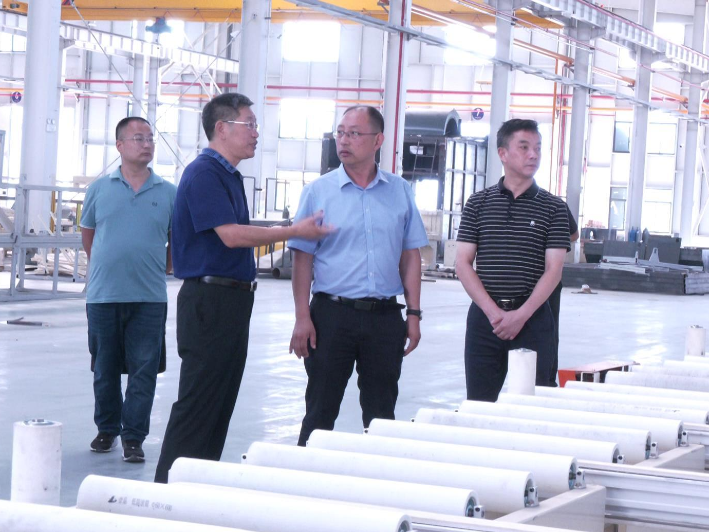 市科经局来我县调研工业技改工作