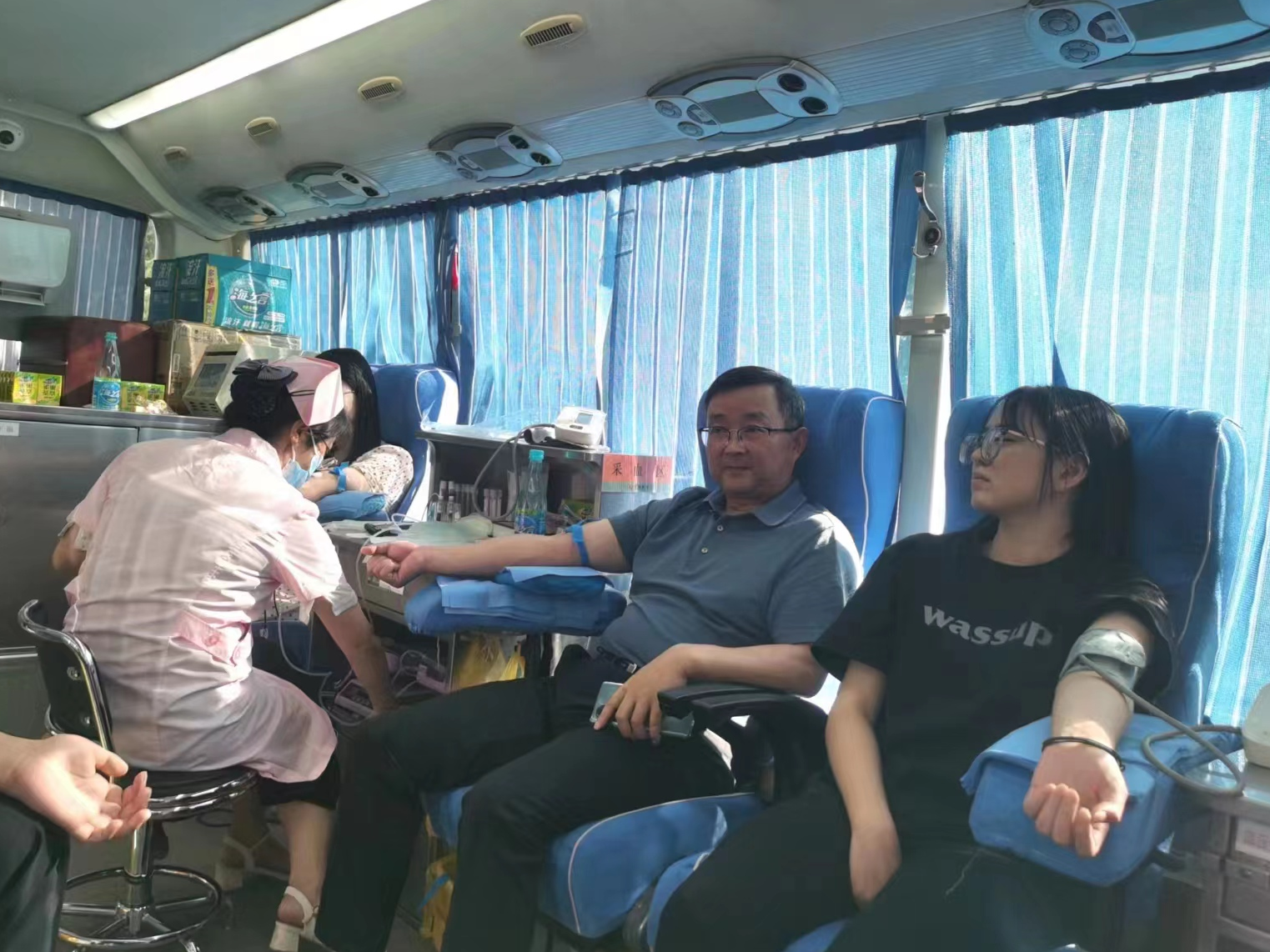 县公共检验检测中心积极组织无偿献血