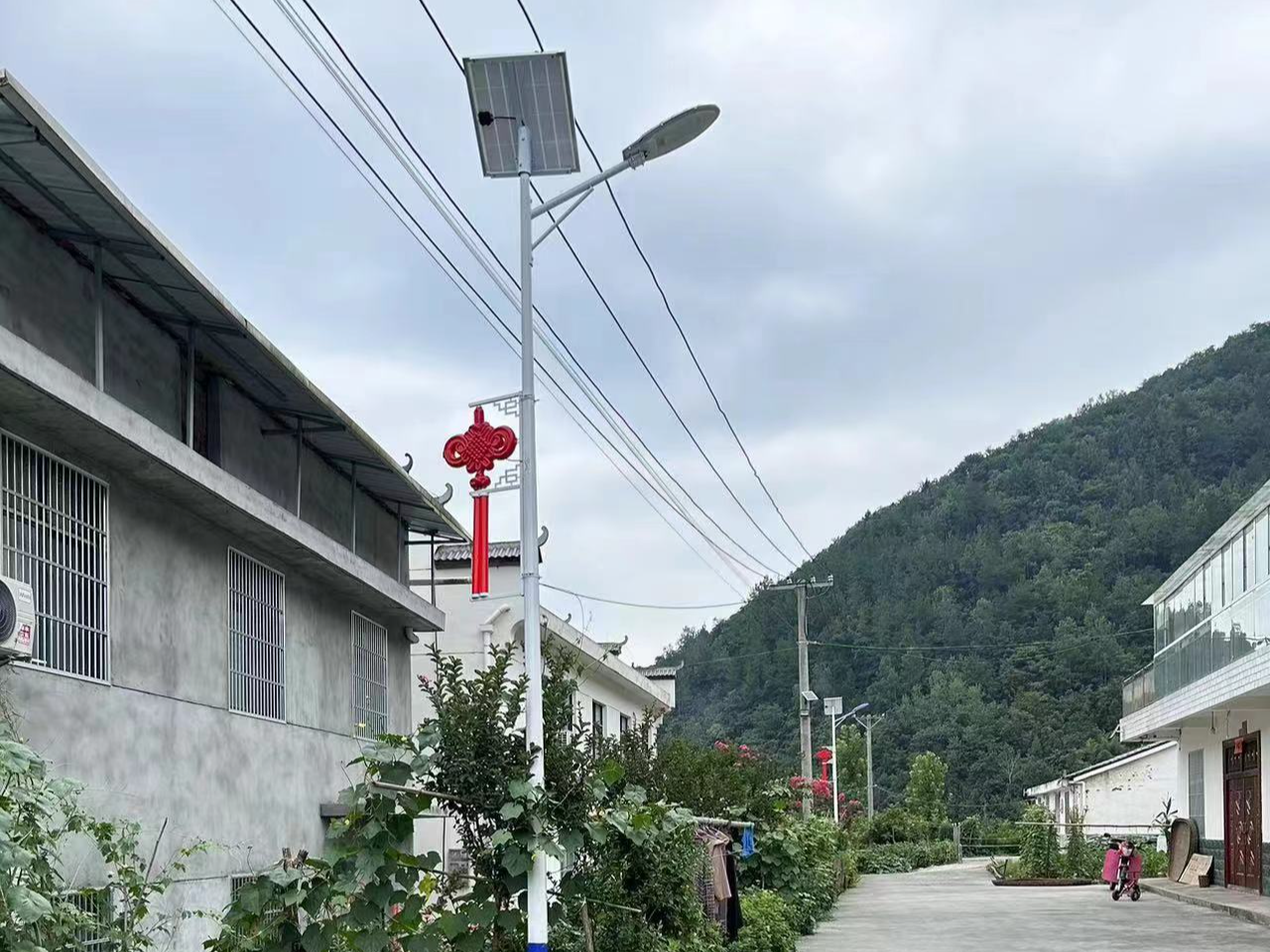 人保财险竹山支公司：捐建路灯暖人心 照亮乡村振兴路