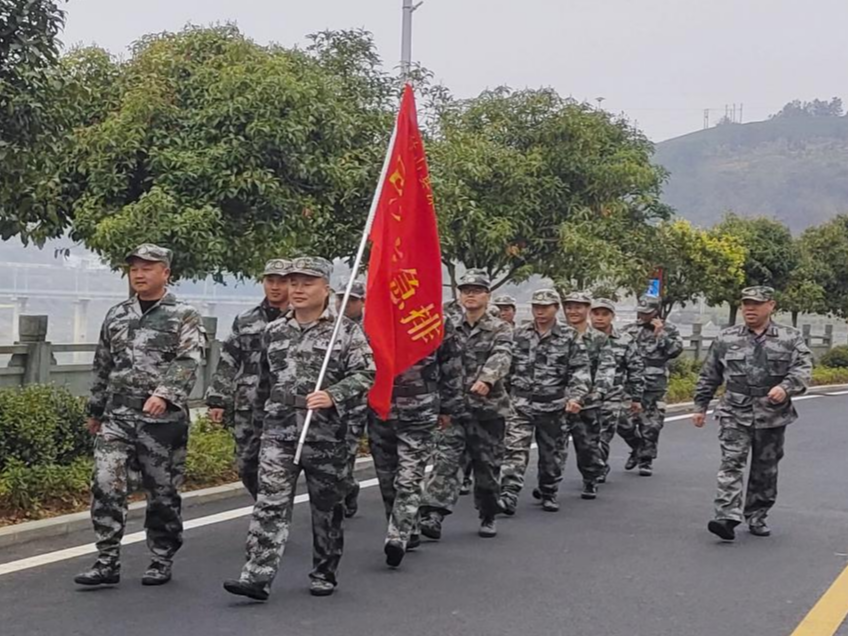 深河乡：节前民兵在行动　维稳巡防保平安
