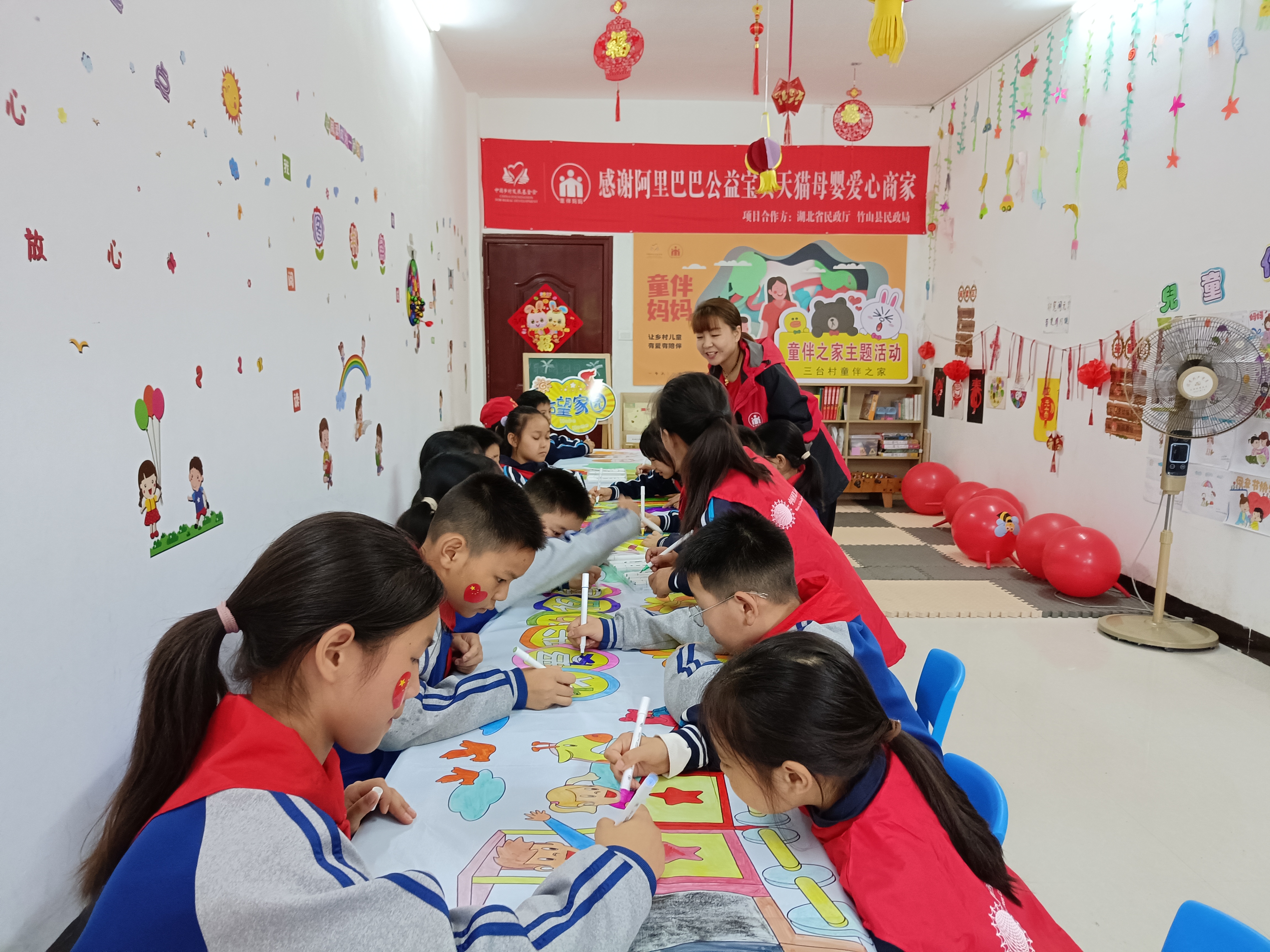 楼台乡：携手“护苗”伴成长 多彩活动庆“双节”