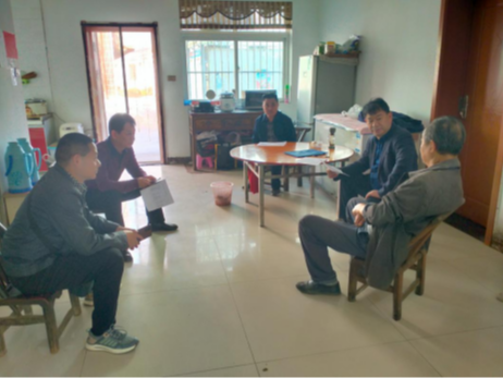 县住建局开展乡村振兴户户走到活动