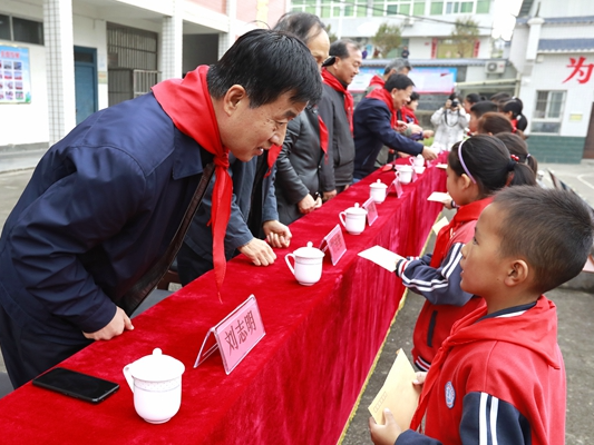 湖北省委宣传部离退休干部资助红卫小学困难学子