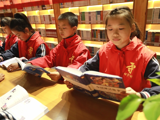 宝丰镇红卫小学：书香润童心 “悦”读伴成长