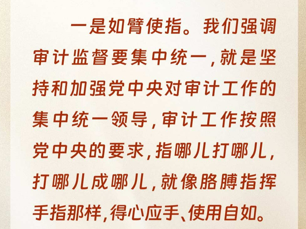 学习时节｜关于审计工作，总书记提出这些“妙喻”