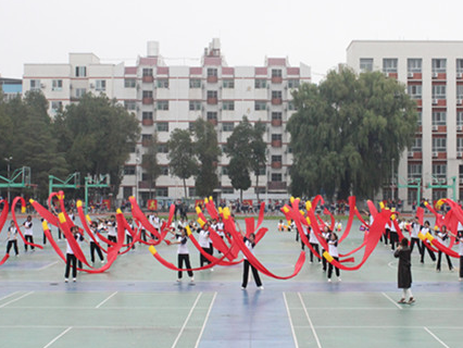 竹山二中举行第29届秋季运动会