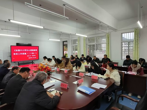 楼台乡中小学：落实二十条措施守护学生心理健康