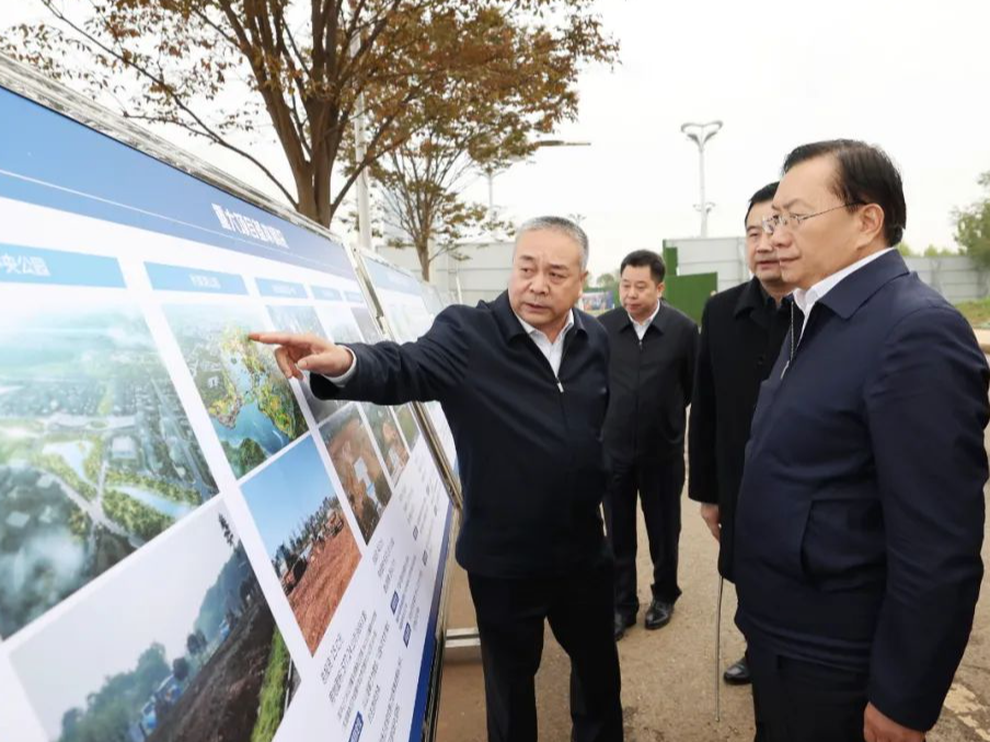 王忠林调研武汉新城建设
