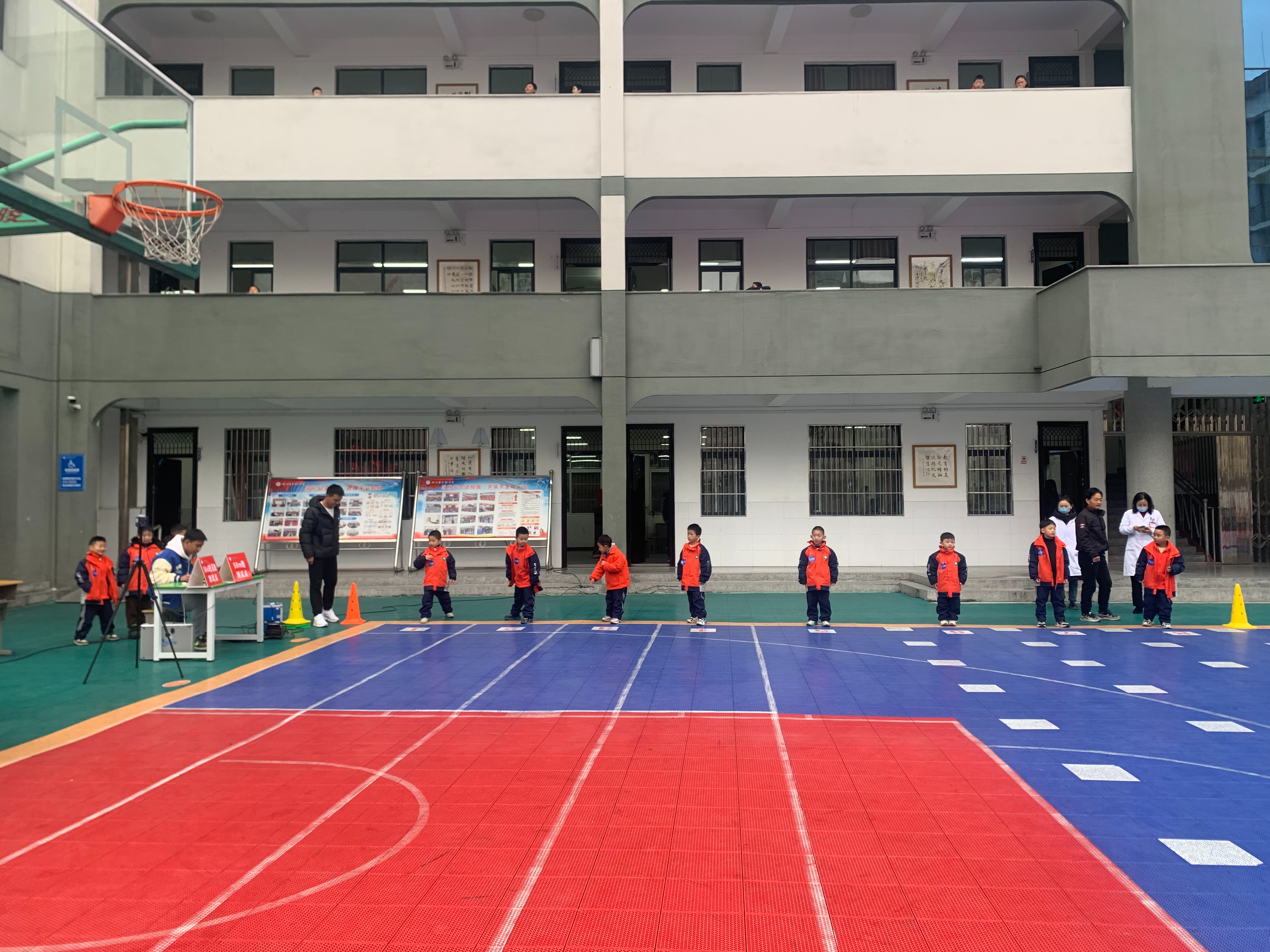 县实验小学顺利完成省学生体质健康抽测