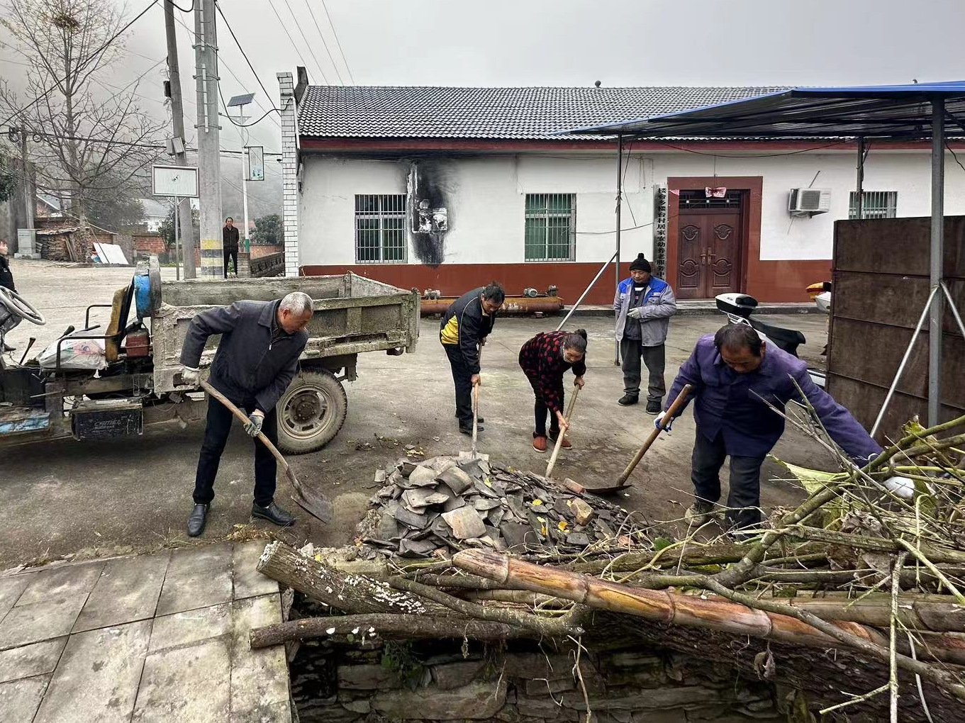 楼台乡：加强人居环境整治 共建美丽宜居家园