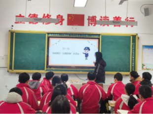 大庙乡积极开展“扫黄打非”进课堂活动