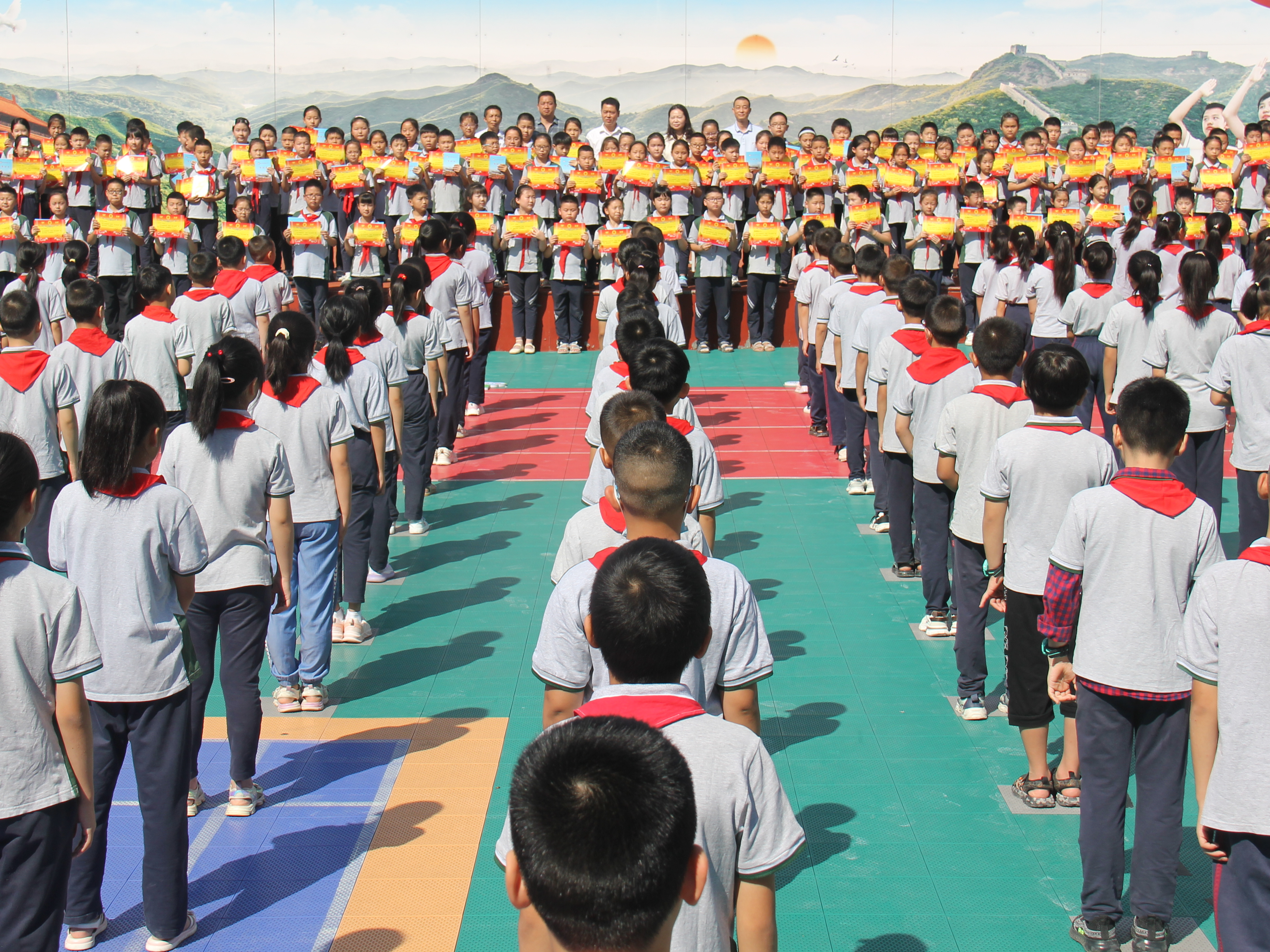 县实验小学举行2023年秋季开学典礼