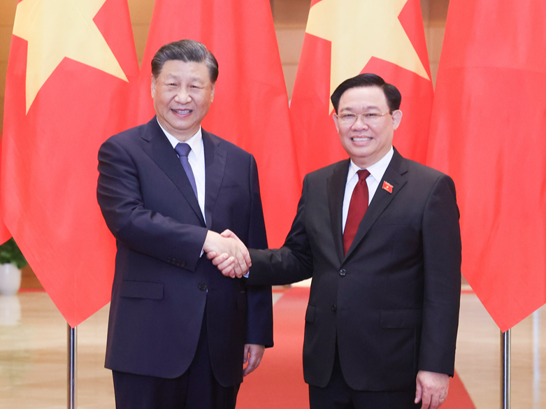 习近平会见越南国会主席王庭惠